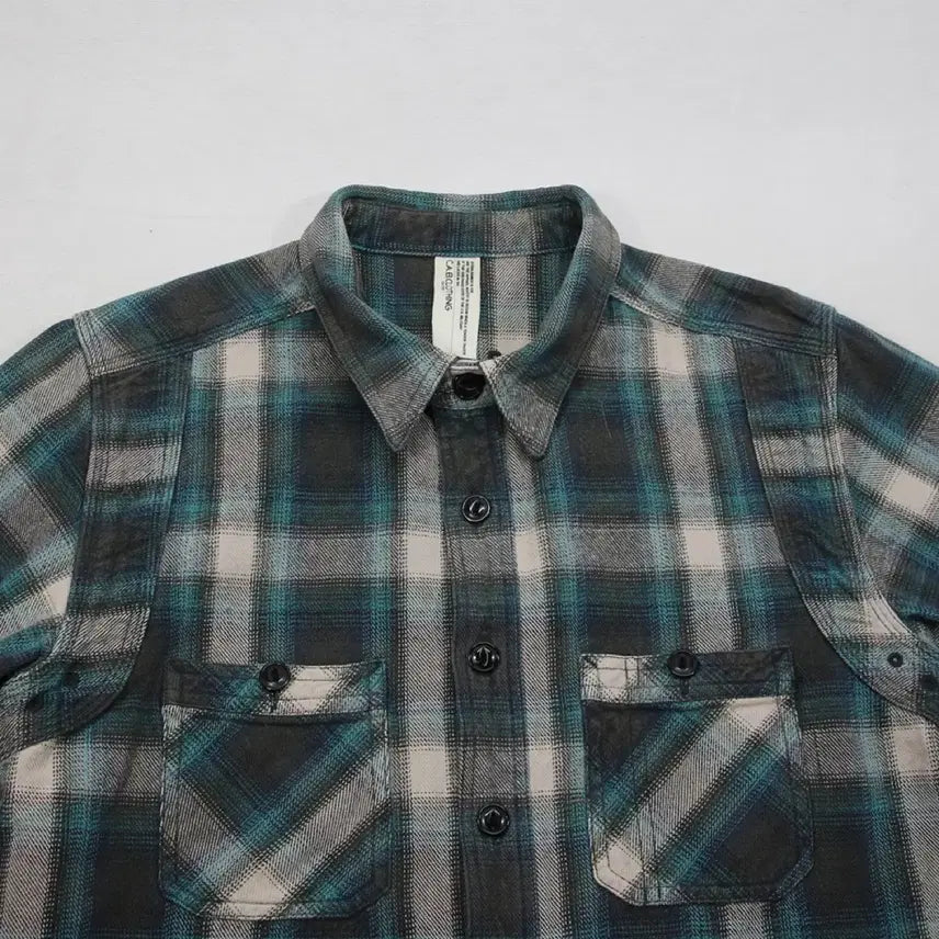 [BUNJANG] C.A.B. CLOTHING Work Check Shirt / C.A.B. CLOTHING 워크 체크 셔츠 (남성용 93)