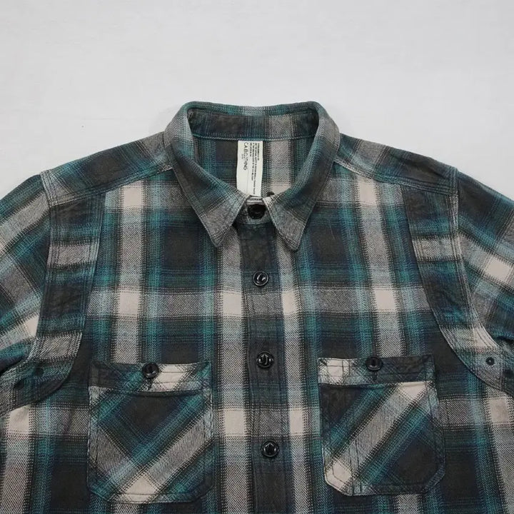 [BUNJANG] C.A.B. CLOTHING Work Check Shirt / C.A.B. CLOTHING 워크 체크 셔츠 (남성용 93)