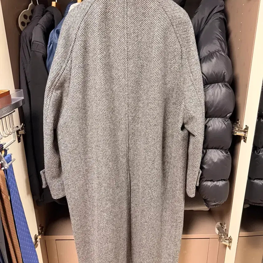 [BUNJANG] Solid Homme Herringbone Coat / 솔리드옴므 헤링본 코트