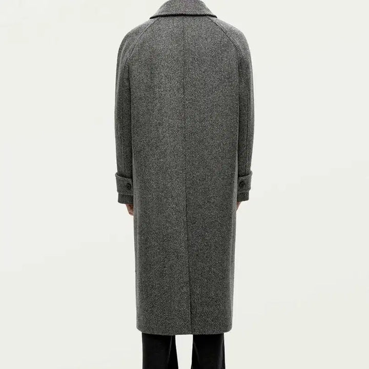 [BUNJANG] Solid Homme Herringbone Coat / 솔리드옴므 헤링본 코트