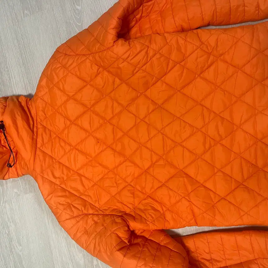 [BUNJANG] Stussy Orange Quilted Lightweight Jacket L / 스투시 오렌지 퀄팅 경량점퍼 L