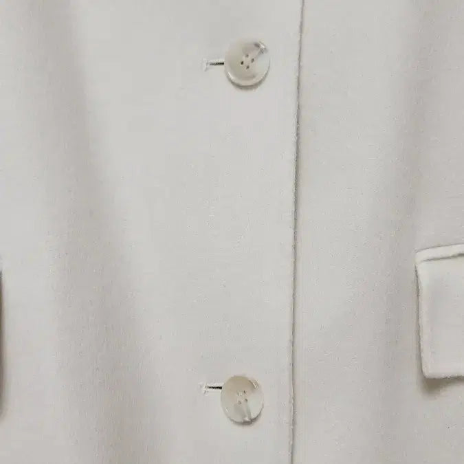 [BUNJANG] Calvin Klein Ivory Coat 55 / 한섬 CK 새상품 캘빈클라인 아이보리 코트55.