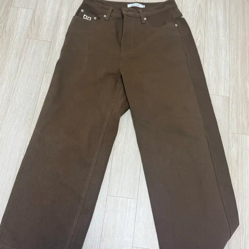 [BUNJANG] Rock Cake Brown Wide Pants / Rock Cake 락케이크 브라운 와이드 팬츠