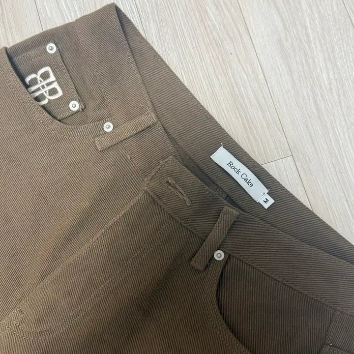 [BUNJANG] Rock Cake Brown Wide Pants / Rock Cake 락케이크 브라운 와이드 팬츠