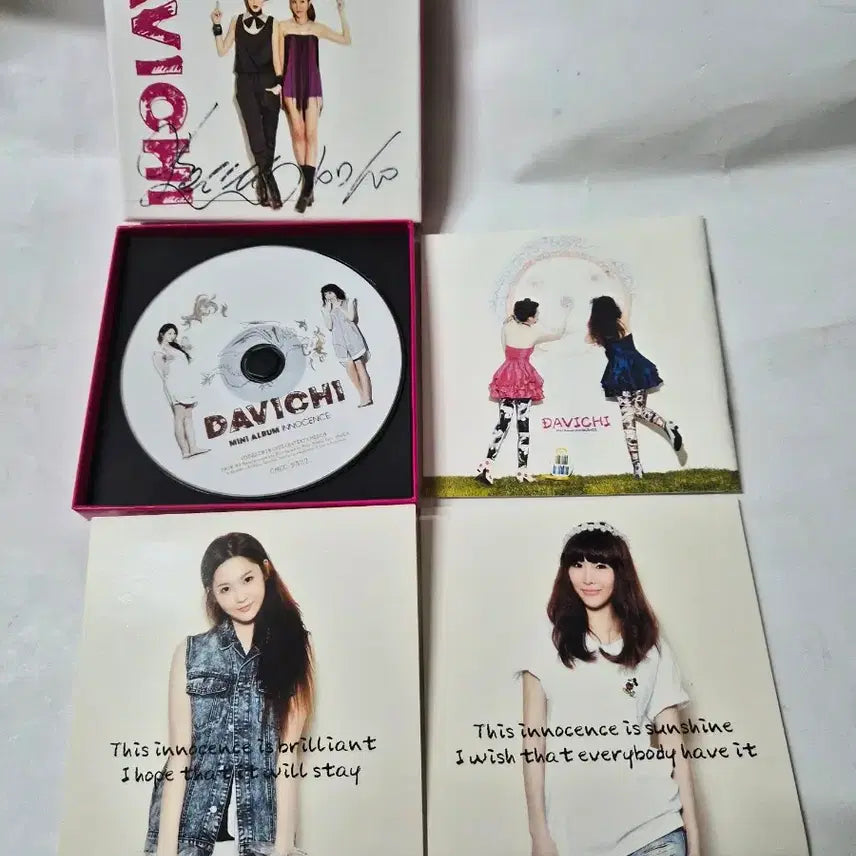 [BUNJANG] Davichi Innocence Mini Album Signed CD / 다비치 Innocence 미니앨범 민트급친필싸인cd