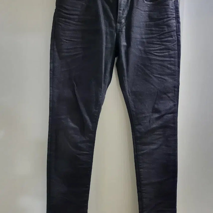 [BUNJANG] Saint Laurent 16 Black Coated Jeans / 생로랑 16 블랙 코팅진