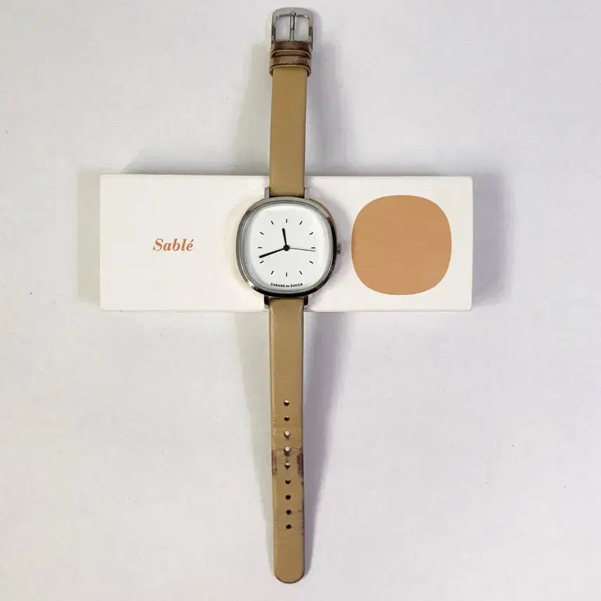 [BUNJANG] Caban de Zucca Sablé Watch / Caban de Zucca 카반 드 주카 [사브레] 와치 가죽 손목시계