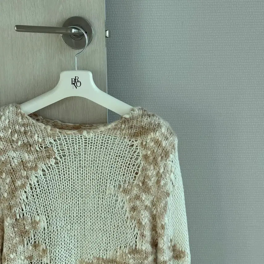 [BUNJANG] Loose Fit Knit Sweater / 루즈핏 니트 스웨터, 눈꽃 니트