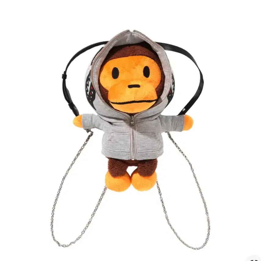 [BUNJANG] BAPE Hanni First Camo Baby Milo Plush Backpack / (뉴진스 하니 착용) 베이프 퍼스트 카모 베이비 마일로 플러시 인형 백팩