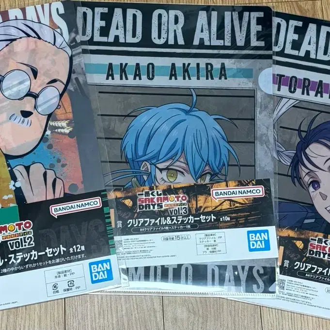 [BUNJANG] Sakamoto Days Clear File Bundle Set / 사카데이 클리어파일 사카모토데이즈