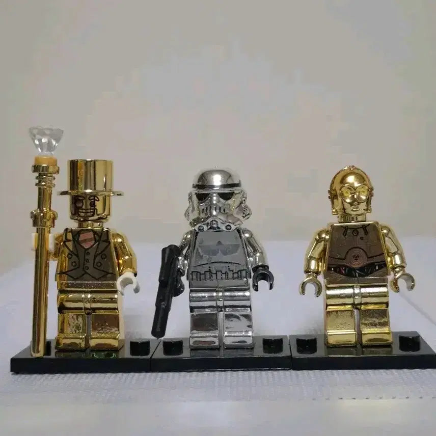 [BUNJANG] Lego Star Wars C3PO Stormtrooper Mr. Gold Figure / 레고 스타워즈 c3po 스톰트루퍼 미스터 골드 피규어