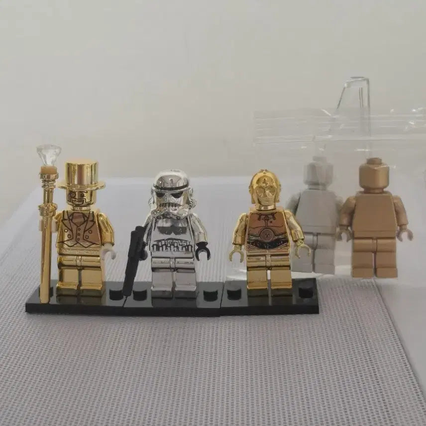[BUNJANG] Lego Star Wars C3PO Stormtrooper Mr. Gold Figure / 레고 스타워즈 c3po 스톰트루퍼 미스터 골드 피규어