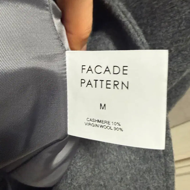 [BUNJANG] No Group/Member Information. Balmacan Coat Charcoal M / 파사드패턴 발마칸코트 차콜 M(마지막 가격내림)