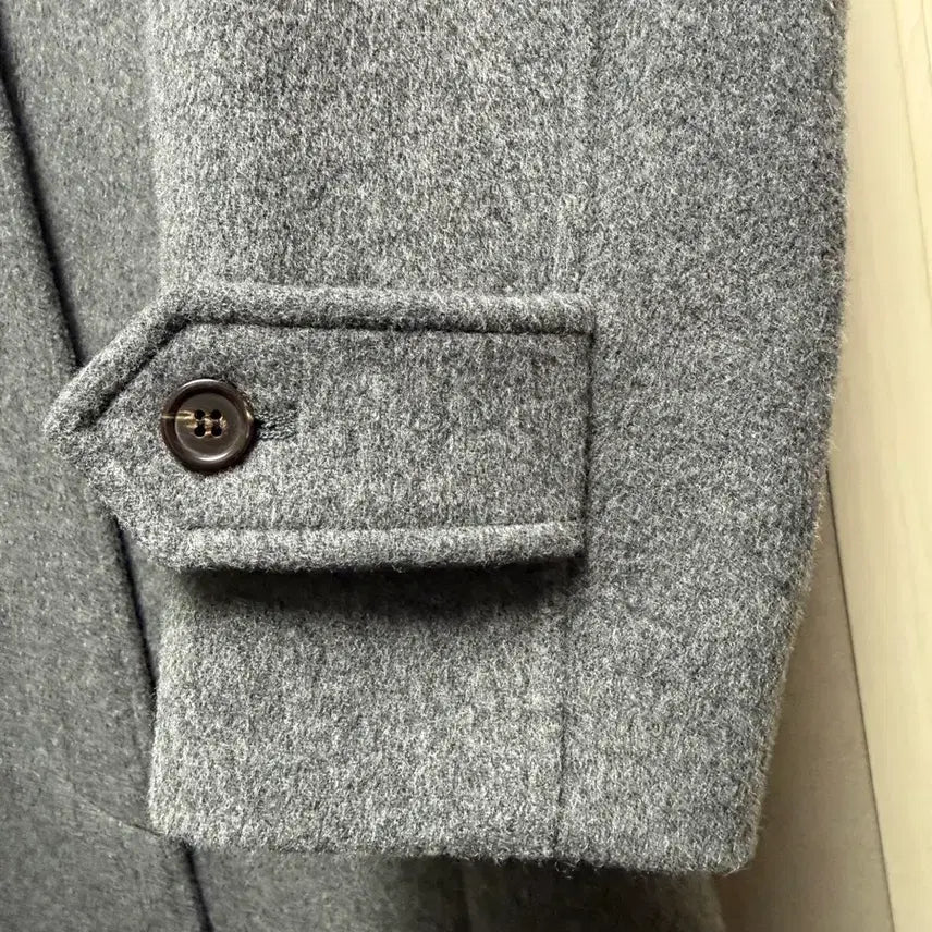 [BUNJANG] No Group/Member Information. Balmacan Coat Charcoal M / 파사드패턴 발마칸코트 차콜 M(마지막 가격내림)