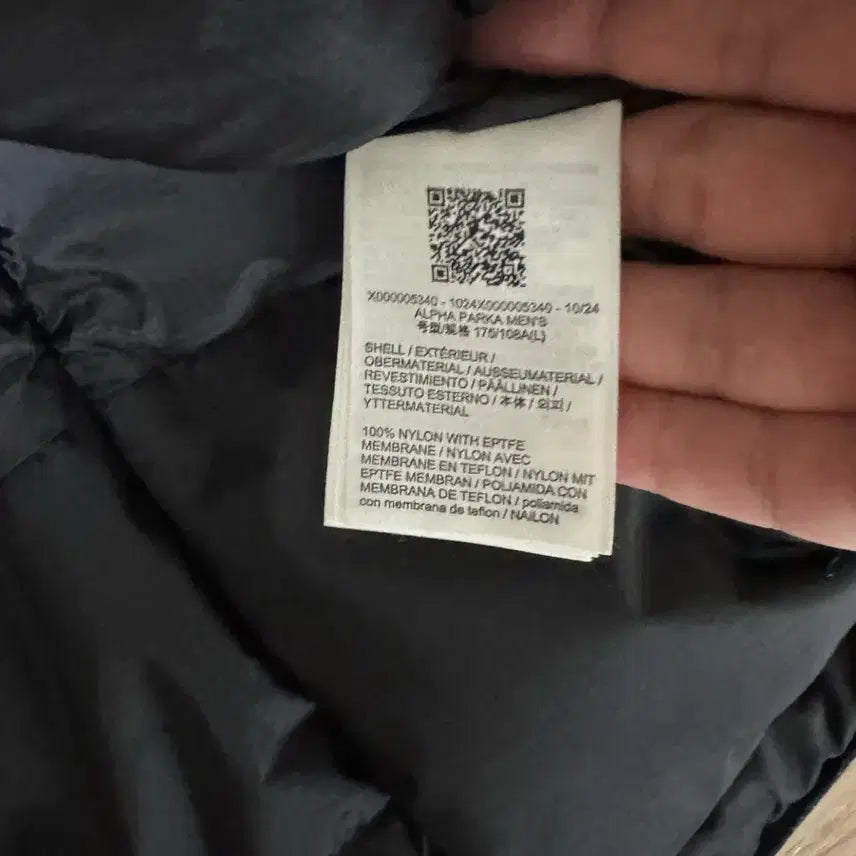 [BUNJANG] Arc'teryx Alpha Parka Black (L) Padded Jacket / L) 아크테릭스 알파파카 블랙