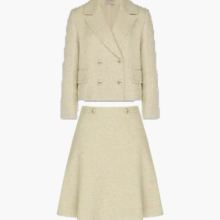 [BUNJANG] Tweed Two-Piece Set / 케네스레이디 트위드 투피스 셋업 (60만원대 구입) 한섬 타임 산드로