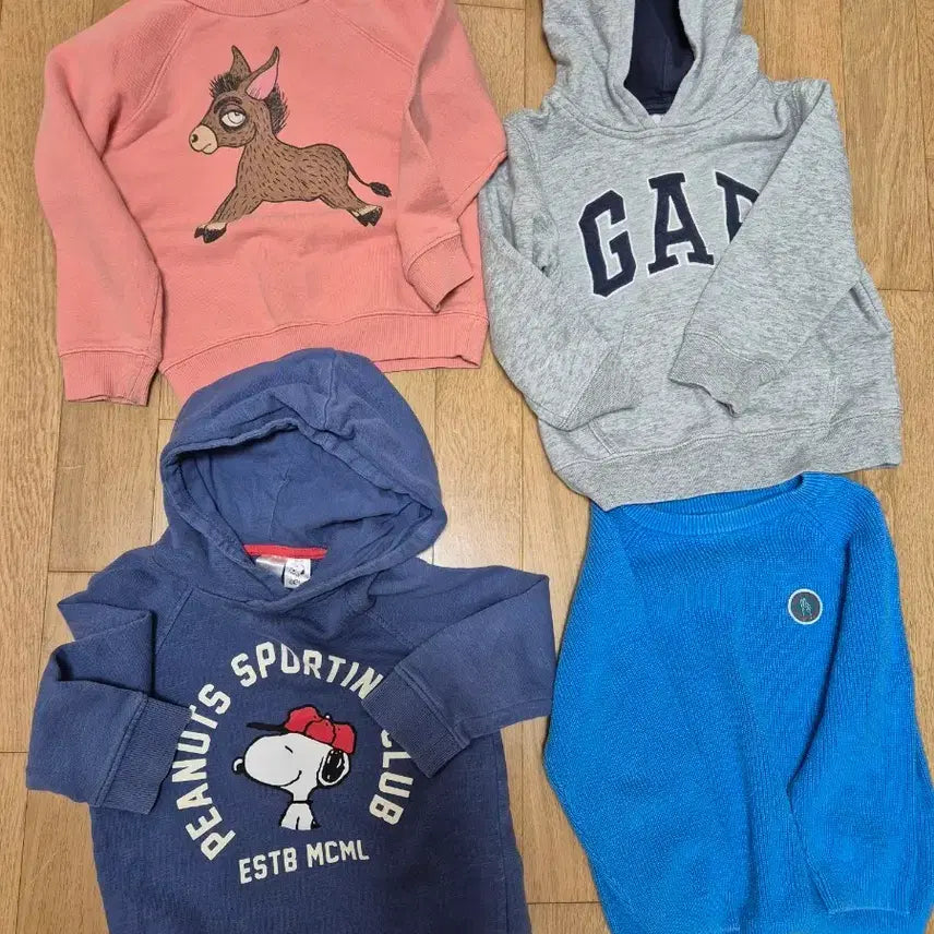 [BUNJANG] 100 Size Tops Set / 남아 100사이즈 상의4종