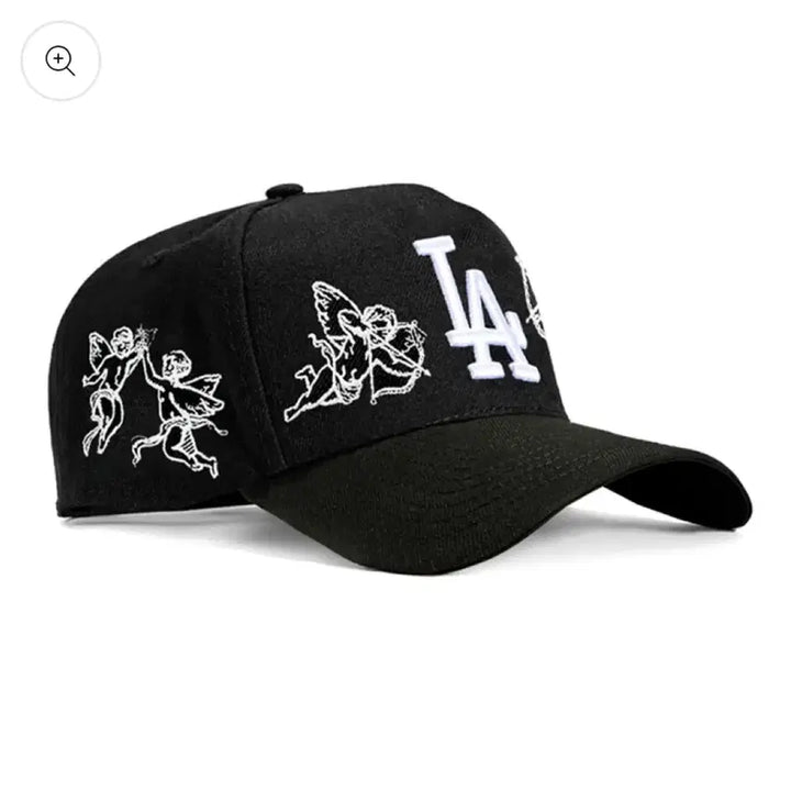 [BUNJANG] Felicity LA Angels Embroidered Snapback Hat / Felicity 검정색 LA 엔젤스 자수 스냅백 새상품