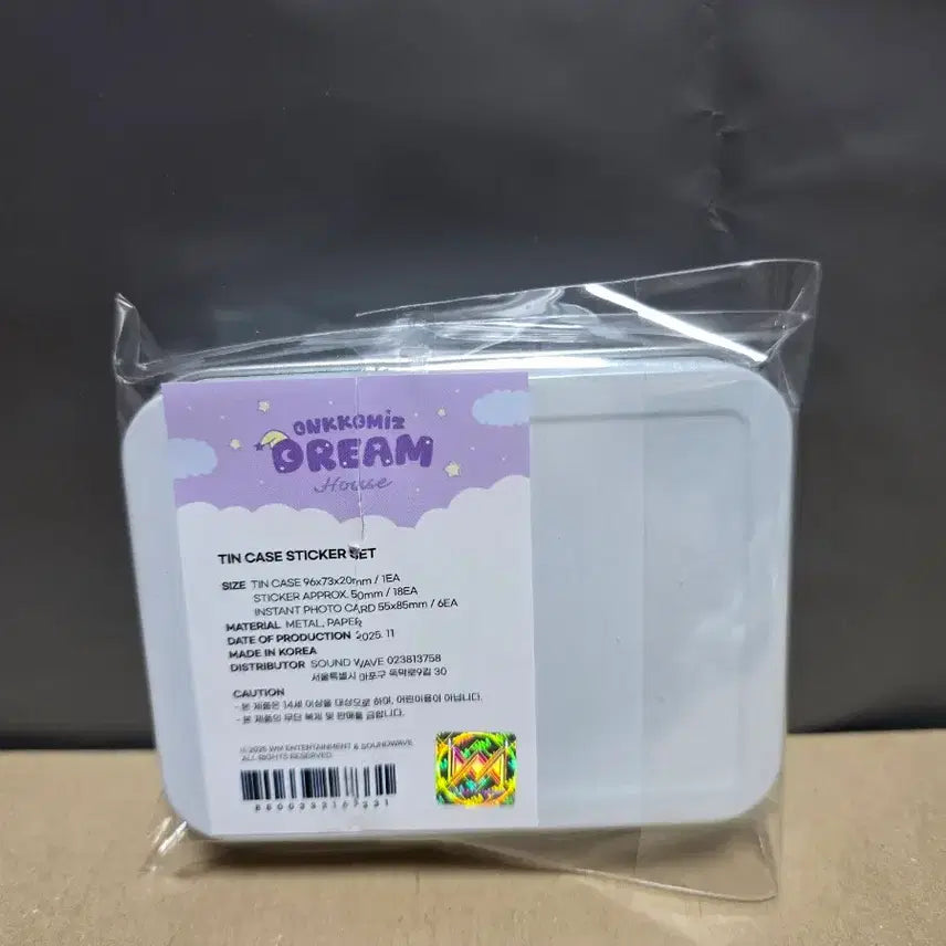 온앤오프 ONF 온꼬미즈 틴케이스 스티커 세트