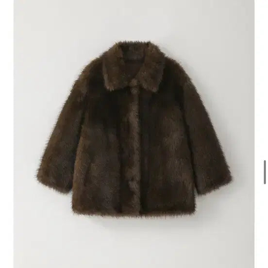 [BUNJANG] Fromwhere Brown Fur Jacket / 프롬웨얼 브라운 퍼 자켓 품절 재입고예정없