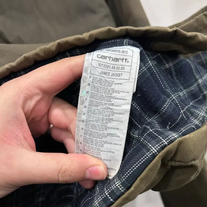 [BUNJANG] Carhartt James Work Jacket / 칼하트 왁스코튼 빈티지 제임스 워크자켓