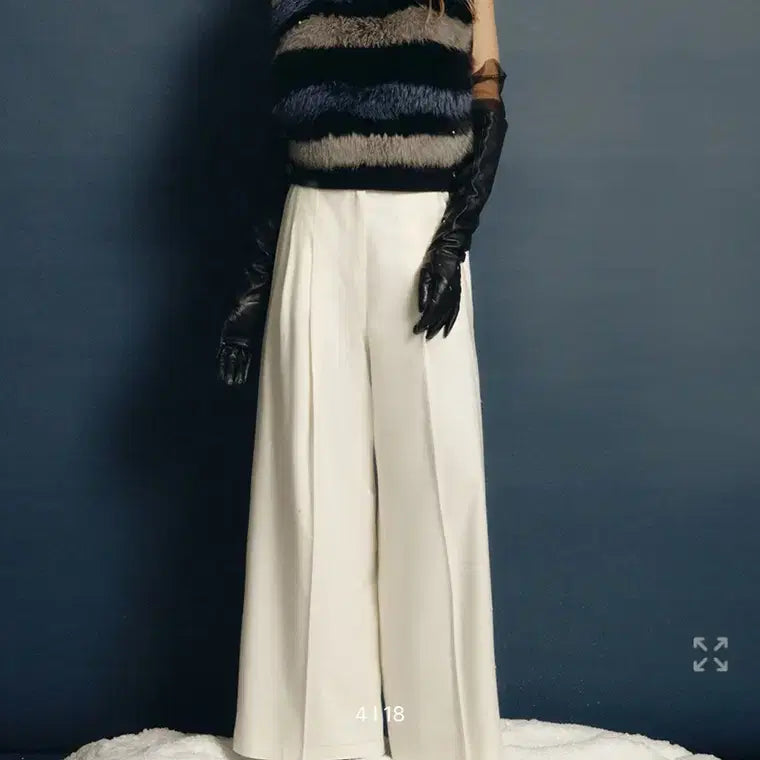 [BUNJANG] M Style Belted Pleated Trousers / 미* 25FW 스타일 벨티드 핀턱 팬츠 (벨트 포함)