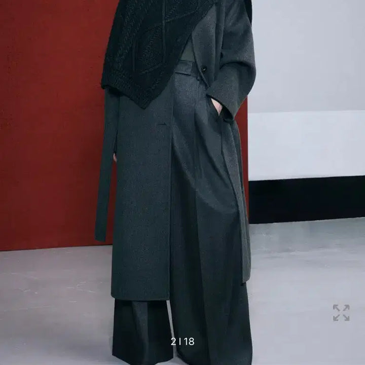 [BUNJANG] M Style Belted Pleated Trousers / 미* 25FW 스타일 벨티드 핀턱 팬츠 (벨트 포함)