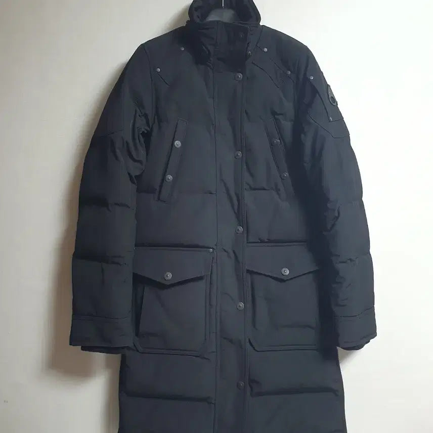 [BUNJANG] Moose Knuckles Black Goose Down Long Puffer Jacket / 무스너클 블랙 롱패딩 구스다운 패딩 XS / 후드X