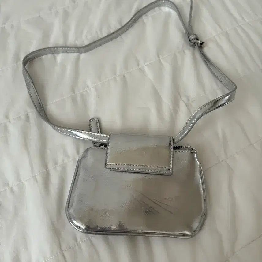 [BUNJANG] Silver Mini Bag / 실버미니백
