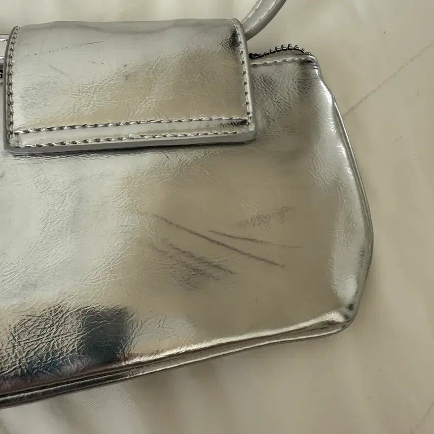 [BUNJANG] Silver Mini Bag / 실버미니백