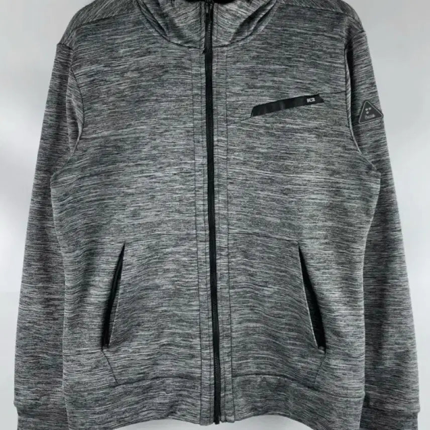 [BUNJANG] K2 Men's Fleece Lined Hoodie Gray / K2 남성용 후드 기모 집업 그레이