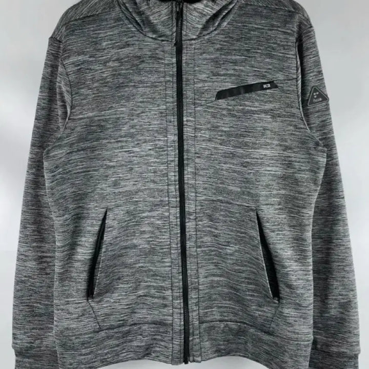 [BUNJANG] K2 Men's Fleece Lined Hoodie Gray / K2 남성용 후드 기모 집업 그레이