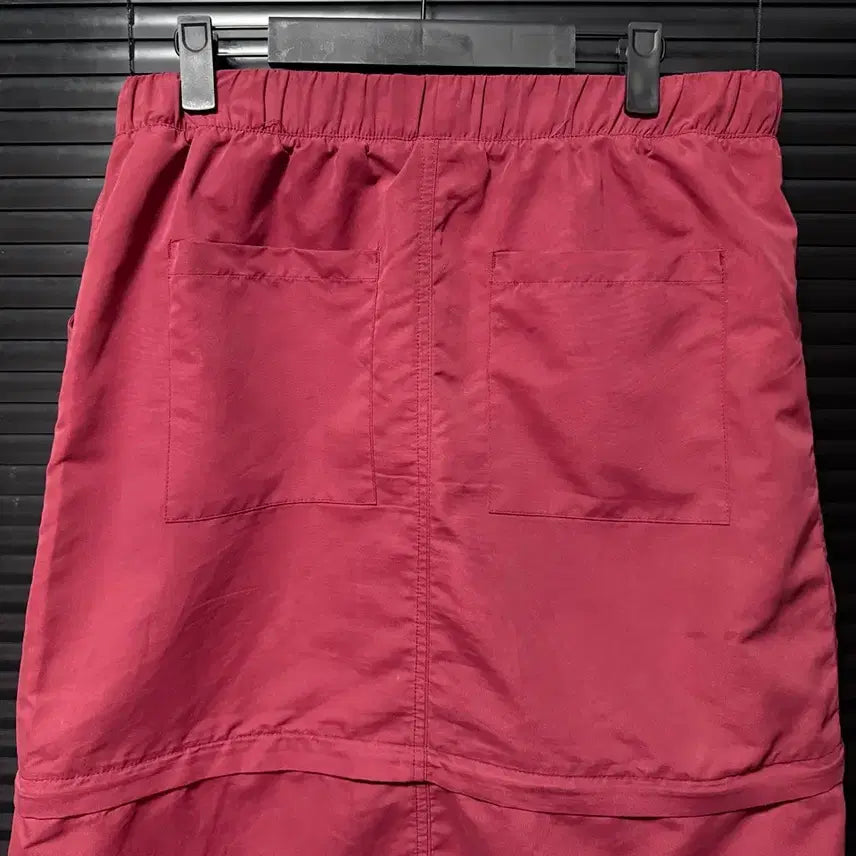 [BUNJANG] Stussy Range Zip Off Skirt Red Nylon Skirt / 스투시 RANGE ZIP OFF SKIRT 레드 버건디 숏 롱 나일론치마