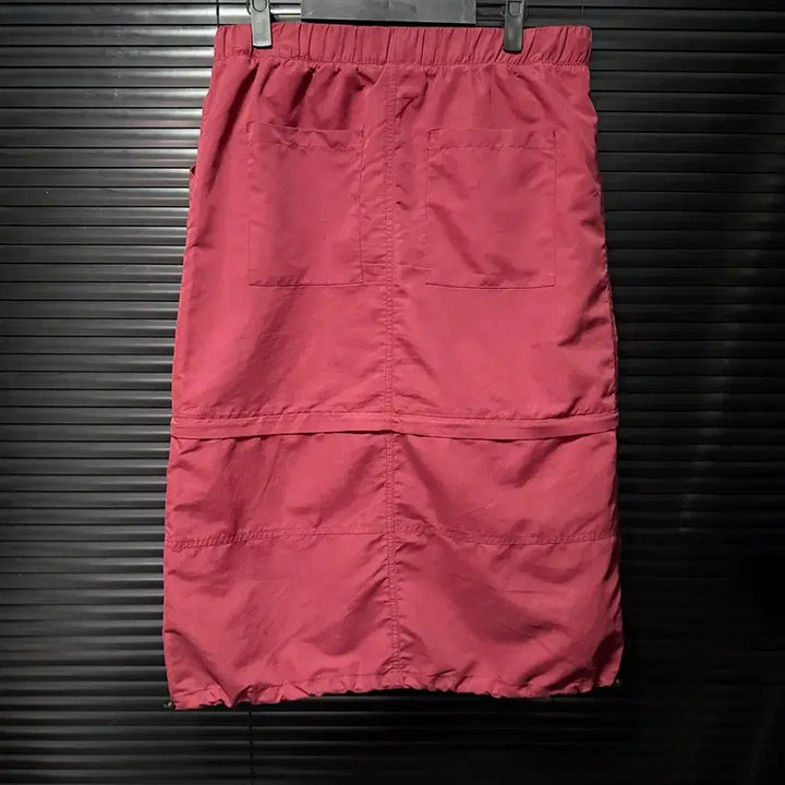 [BUNJANG] Stussy Range Zip Off Skirt Red Nylon Skirt / 스투시 RANGE ZIP OFF SKIRT 레드 버건디 숏 롱 나일론치마