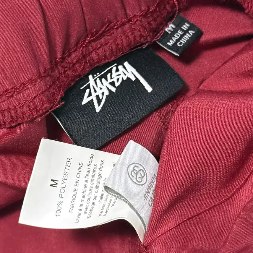 [BUNJANG] Stussy Range Zip Off Skirt Red Nylon Skirt / 스투시 RANGE ZIP OFF SKIRT 레드 버건디 숏 롱 나일론치마