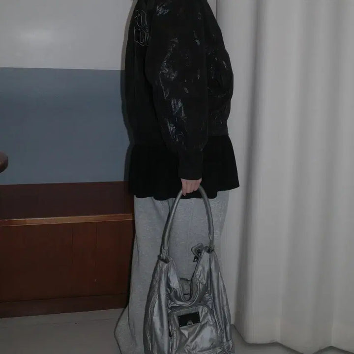 [BUNJANG] Diesel Metallic Nylon Bag / 디젤 메탈릭 나일론 백