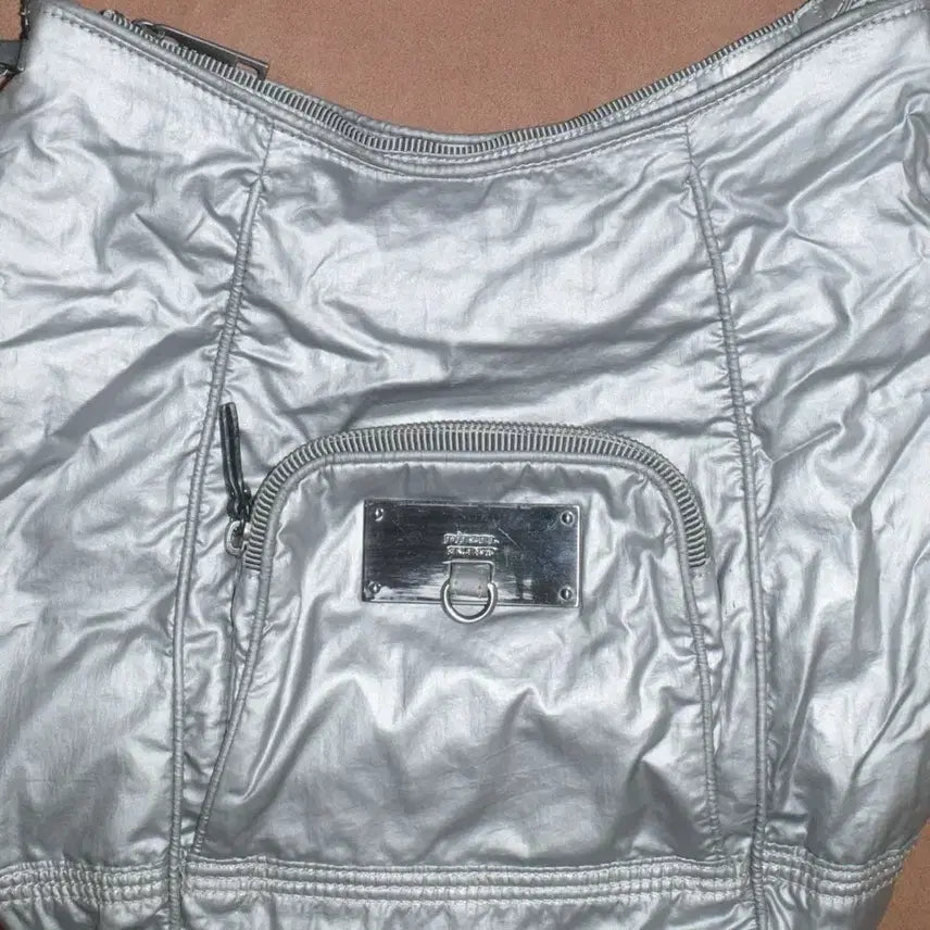 [BUNJANG] Diesel Metallic Nylon Bag / 디젤 메탈릭 나일론 백