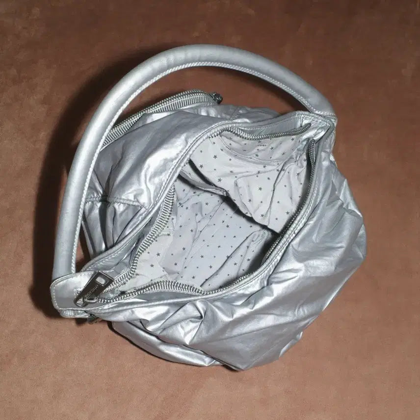 [BUNJANG] Diesel Metallic Nylon Bag / 디젤 메탈릭 나일론 백