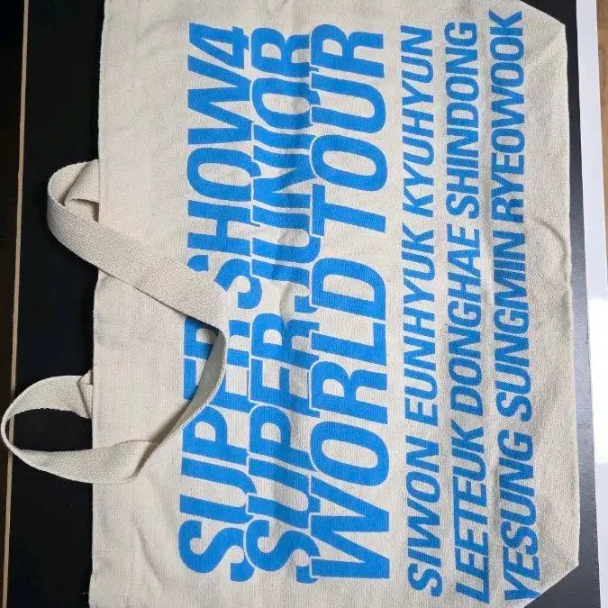 [BUNJANG] Super Junior Super Show 4 Eco Bag / 슈퍼주니어 슈퍼쇼4 에코백