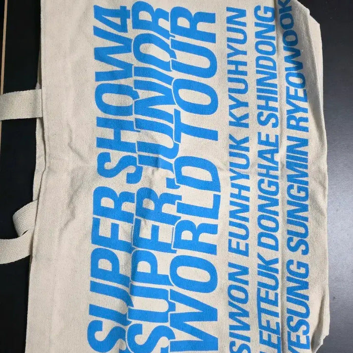 [BUNJANG] Super Junior Super Show 4 Eco Bag / 슈퍼주니어 슈퍼쇼4 에코백