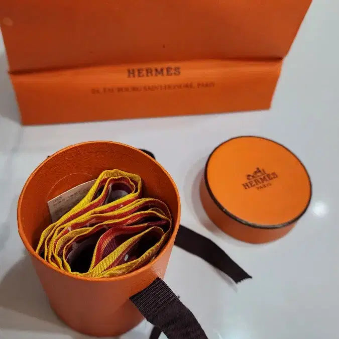 [BUNJANG] Hermes Twilly Mal Pattern Scarf / 에르메스 트윌리 말 패턴 스카프