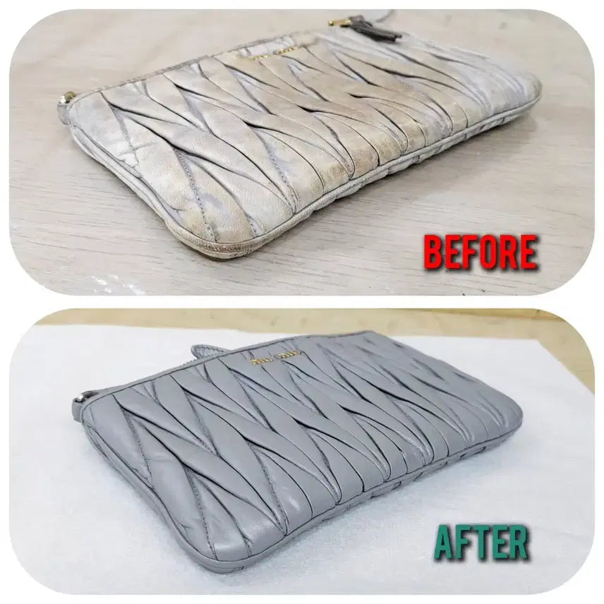 [BUNJANG] Miu Miu Bag Restoration Service / 미우미우 가방 복원 [명품 복원, 컬러 체인지, 밑창 보강, 도금 등]