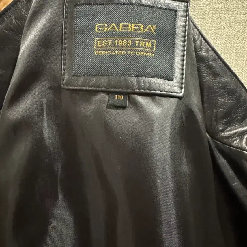 [BUNJANG] GABBA Leather Jacket / 가죽자켓