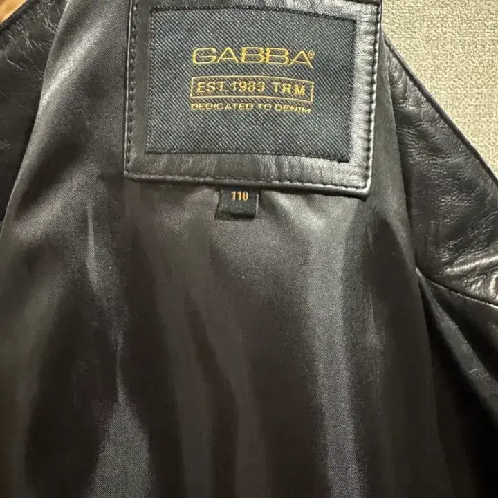 [BUNJANG] GABBA Leather Jacket / 가죽자켓