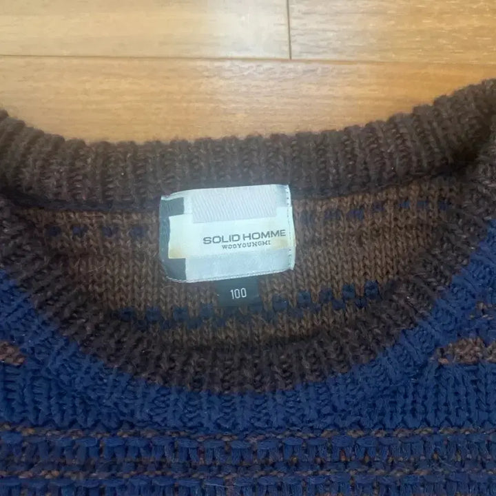 [BUNJANG] Solid Homme Knit / 솔리드옴므 남성 니트100