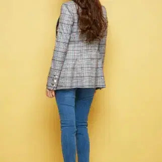 [BUNJANG] Egoist Check Jacket (Size 66) / 에고이스트 Egoist 체크 자켓 66사이즈