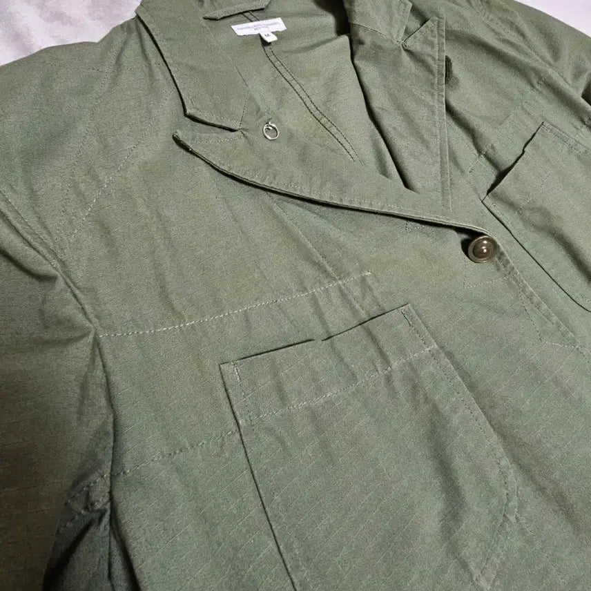 [BUNJANG] Engineered Garments Bedford Jacket Olive Ripstop / [M사이즈] 엔지니어드가먼츠 베드포드 립스탑 올리브색상