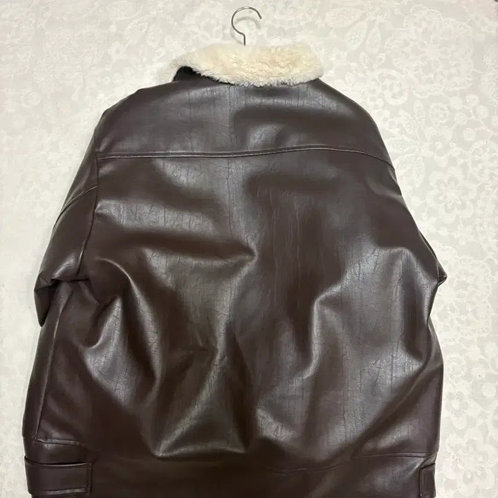 [BUNJANG] Blackup Mink Half Leather Jacket / 밍크 하프 레더자켓 브라운