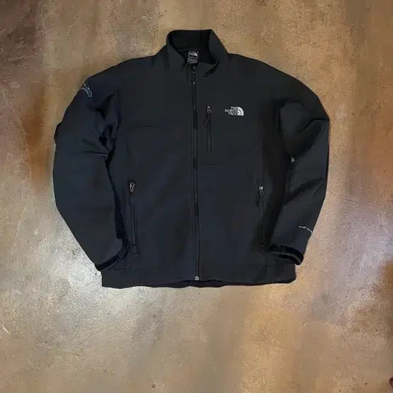 [BUNJANG] 100 M Black Windbreaker Jacket / 100 M 노스페이스 블랙 바람막이 집업 자켓