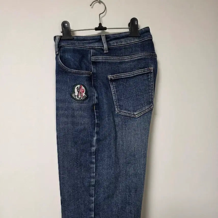 [BUNJANG] Patch Detail Denim Jeans / 29~30 예쁜 패치 기모 청바지  중청색